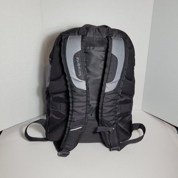 Samsonite UBX Commuter Business Laptop Backpack Black Gray 18" - Picture 6 of 14